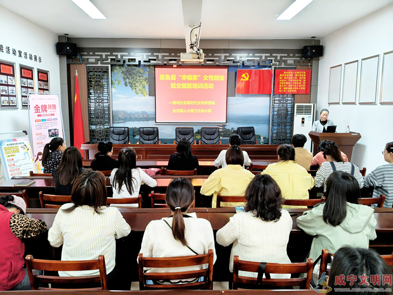 嘉鱼县妇联打造“幸福‘嘉’”系列文明实践品牌活动 推动家家幸福安康