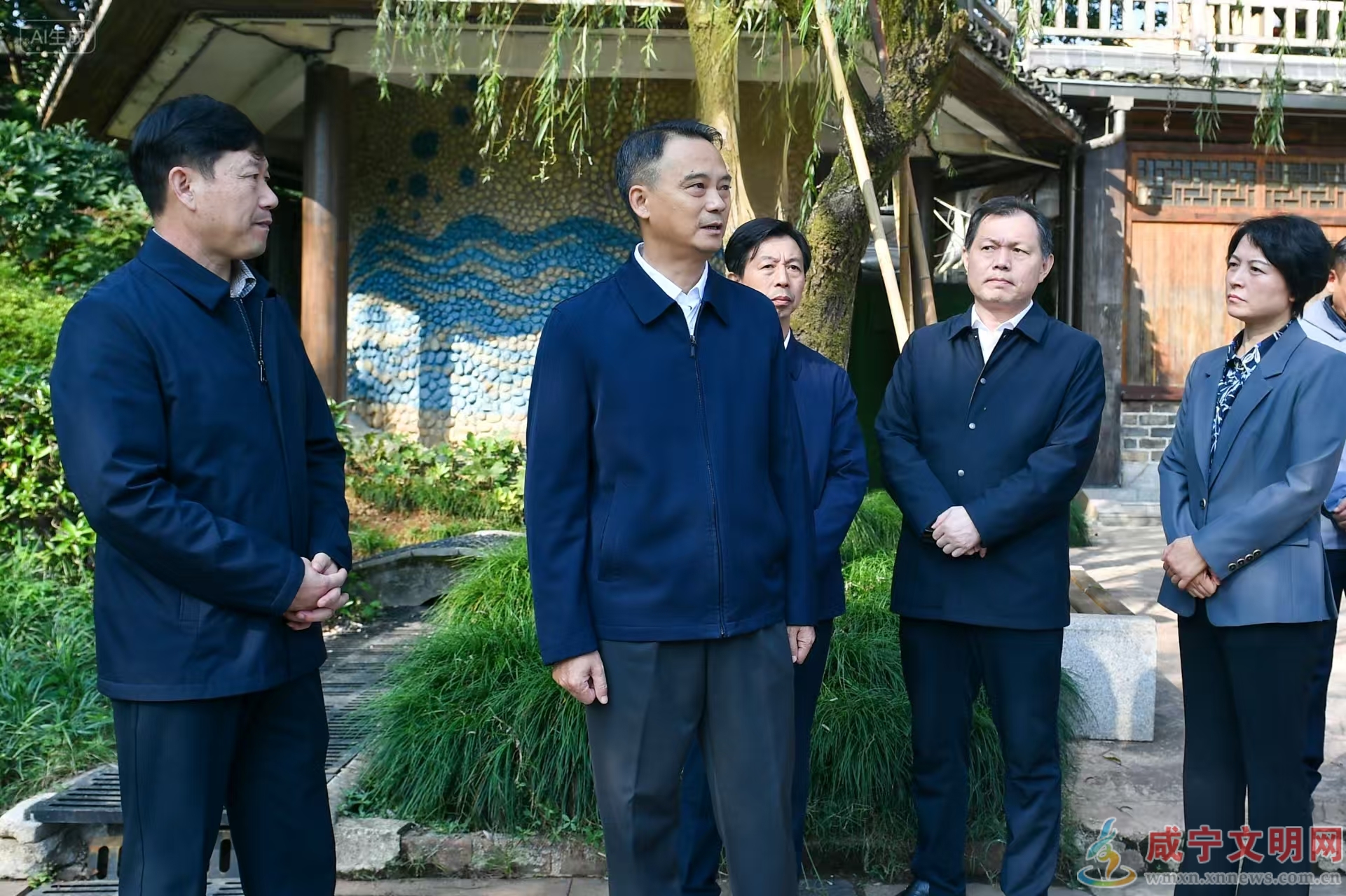 周锋巡查淦河月亮湾段并调研温泉产业发展 深入践行“两山”理念 着力推动温泉产业高质量发展