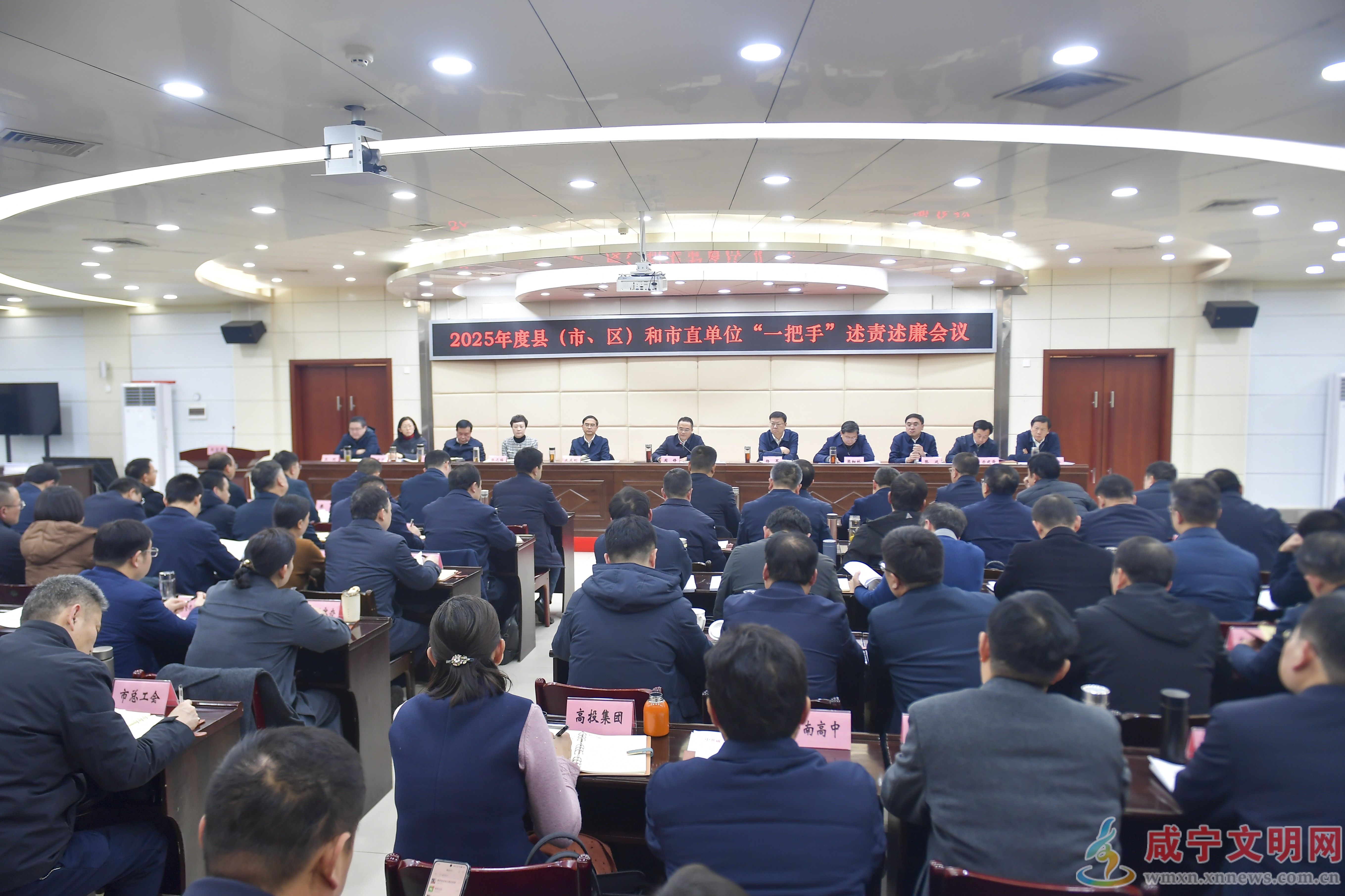 周锋主持召开2025年度县（市、区）和市直单位“一把手”述责述廉会议 压实管党治党政治责任 纵深推进全面从严治党