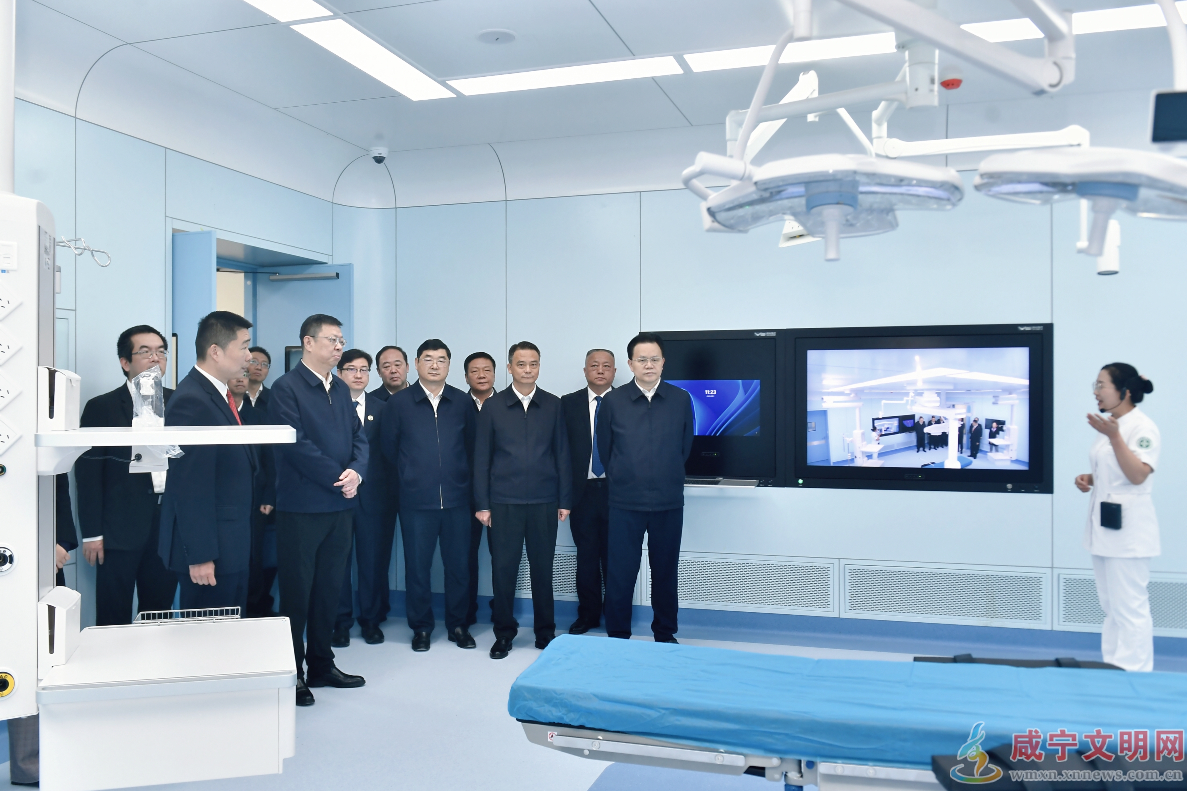 同济医院党委书记唐洲平一行来咸调研 携手推动同济医院咸宁医院高质量运营发展