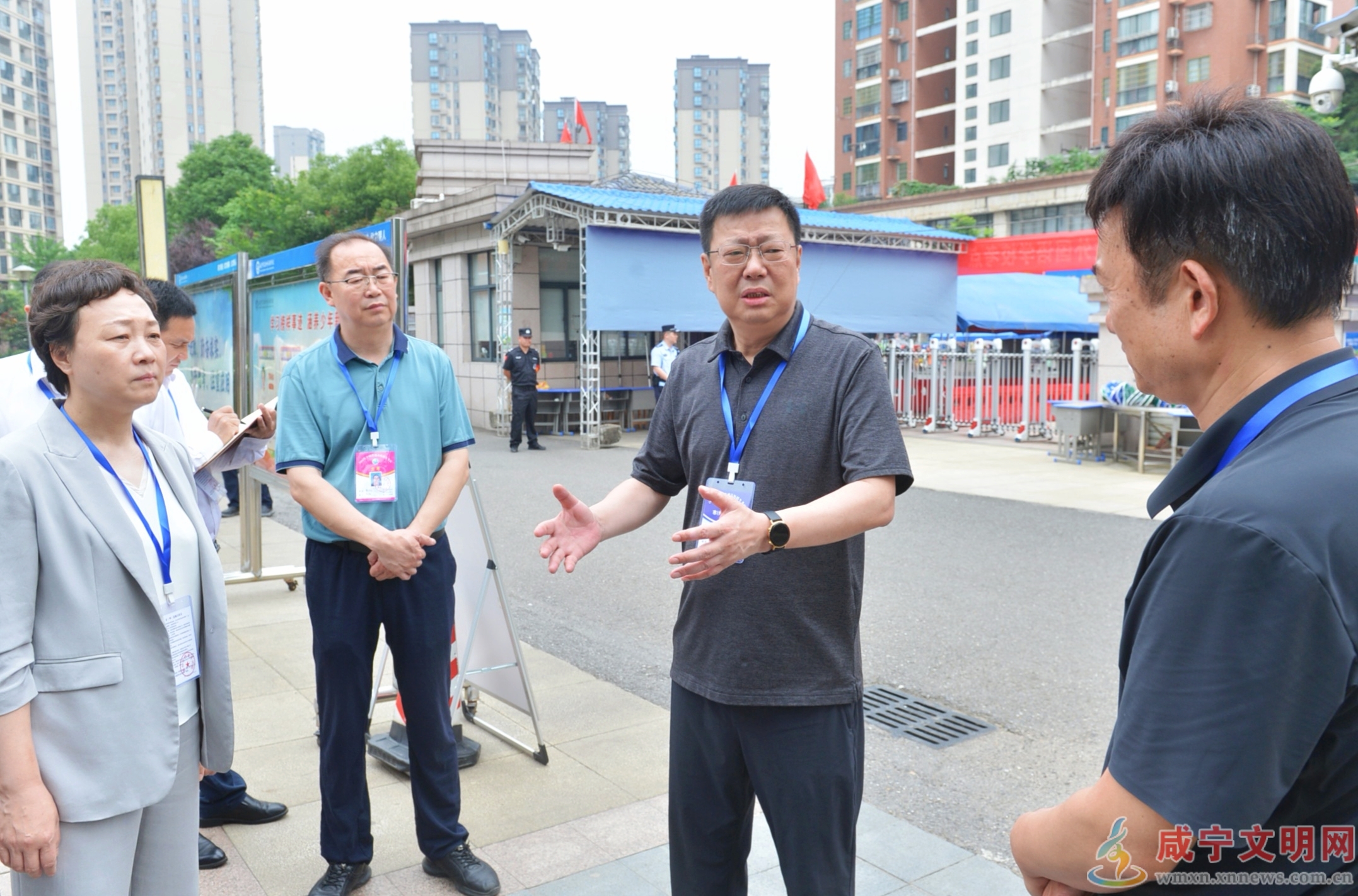 杨军开展高考巡考工作时要求 严谨细致做好考务组织 用心用情做实服务保障