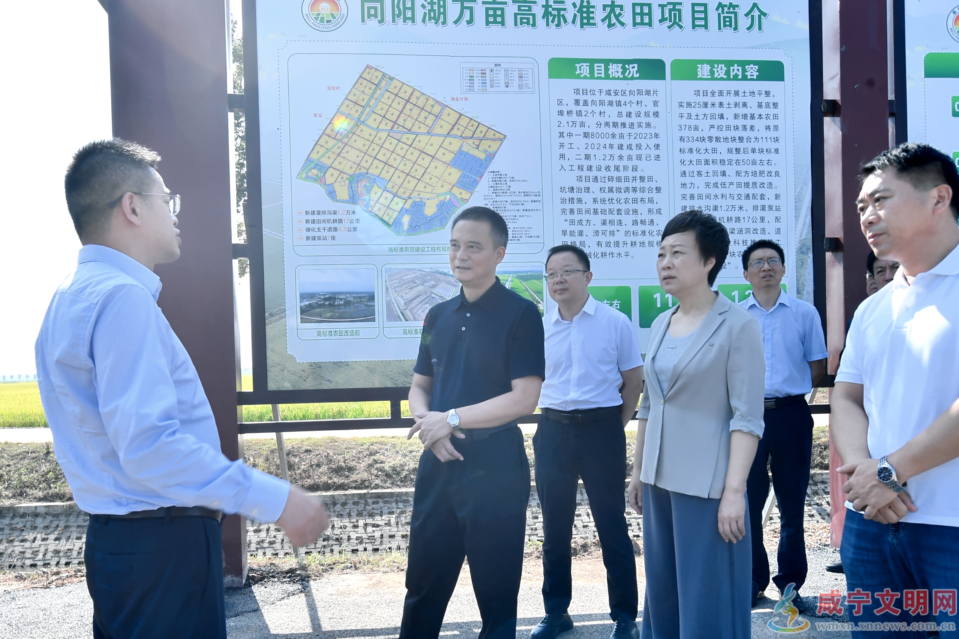 周锋到咸安区调研时强调 扎实抓好高标准农田建设和“清洁家园”行动 为加快农业农村现代化提供坚实支撑